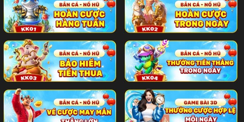 Các chương trình khuyến mãi 8KBET độc đáo khác cho hội viên